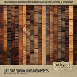 Wetlands Flora & Fauna Wood Papers