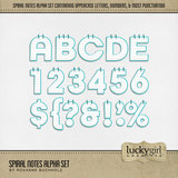 Spiral Notes Alpha Set