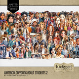 Watercolor Young Adult Students 2