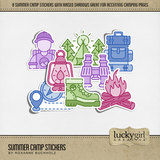 Summer Camp Stickers