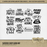 Summer Camp Watercolor Bundle