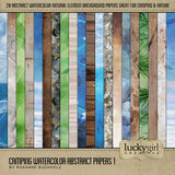 Camping Watercolor Bundle 1