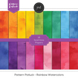 Pattern Potluck - Rainbow Watercolors