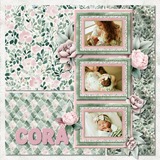 Blushing Blooms Stitched Alpha