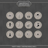 Thrifty Things - Christmas Medallions 2