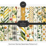 Summer Stories Seamless Patterns 2