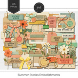 Summer Stories Embellishments
