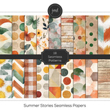 Summer Stories Seamless Papers