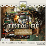 The Secret Shelf In The Forest - Moss And Manuscript Bun1