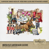 British Isles Watercolor Clusters