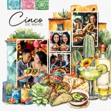 Cinco de Mayo Watercolor Clusters