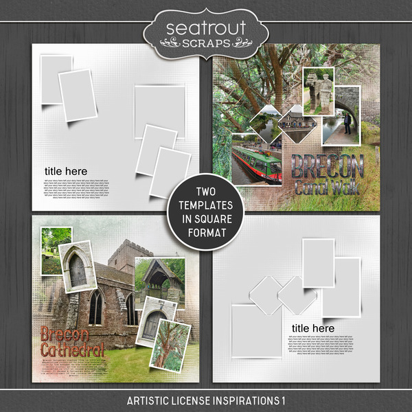 Artistic License Inspirations 1 Digital Art - Digital Scrapbooking Kits