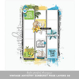 Vintage Artistry Sunburst Page Layers 02