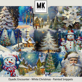 Dyadic Encounter - White Christmas - Painted Snippets