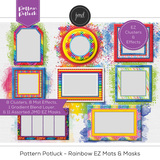 Pattern Potluck - Rainbow EZ Mats & Masks