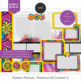 Pattern Potluck - Rainbow EZ Clusters 3