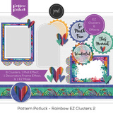 Pattern Potluck - Rainbow EZ Clusters 2