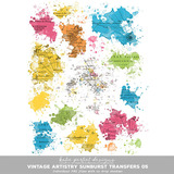 Vintage Artistry Sunburst Transfers 05