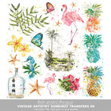 Vintage Artistry Sunburst Transfers 06