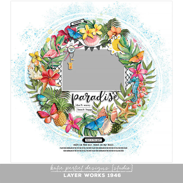 Layer Works 1946 Digital Art - Digital Scrapbooking Kits