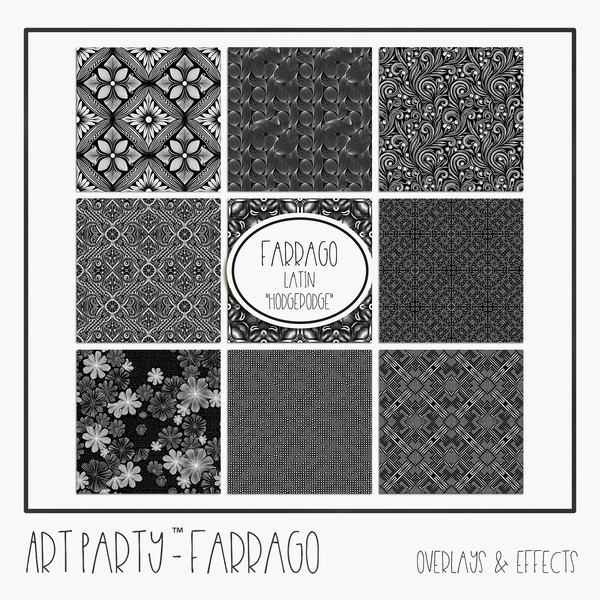 Farrago - Overlays & Effects Digital Art - Digital Scrapbooking Kits