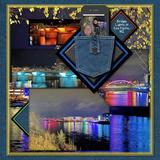 Everyday Enhanced Denim Decorative Frames