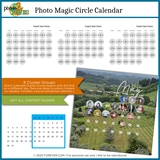 Photo Magic Circle Calendar