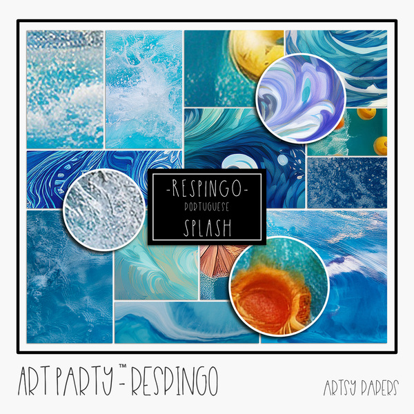 Respingo - Artsy Papers Digital Art - Digital Scrapbooking Kits