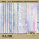 Iridescent Papers & Overlays