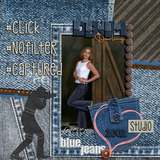 Everyday Enhanced Denim Decorative Frames