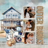 Deluxe Travel Junk Journal Beach Papers