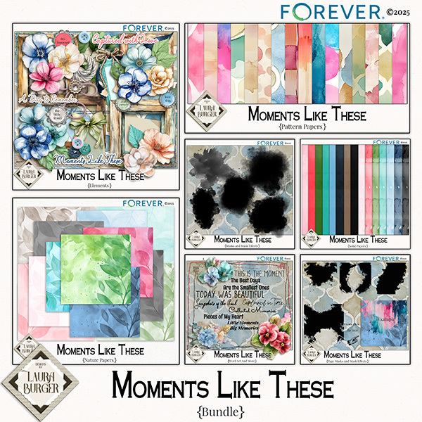 Moments Like These Bundle Digital Art - Digital Scrapbooking Kits