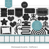 Distressed Accents Bundle 1