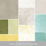 Krafty Garden Solids Paper Pack
