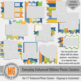 Everyday Enhanced Ribbon Photo Clusters