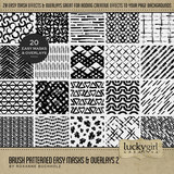 Brush Patterned Easy Masks & Overlays 2