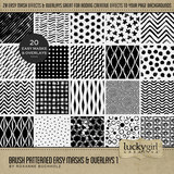Brush Patterned Easy Masks & Overlays 1
