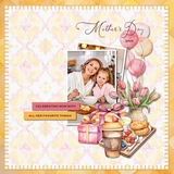 Mother's Day Watercolor Elements