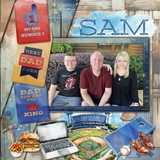 Father's Day Watercolor Elements