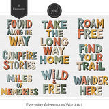 Everyday Adventure Word Art