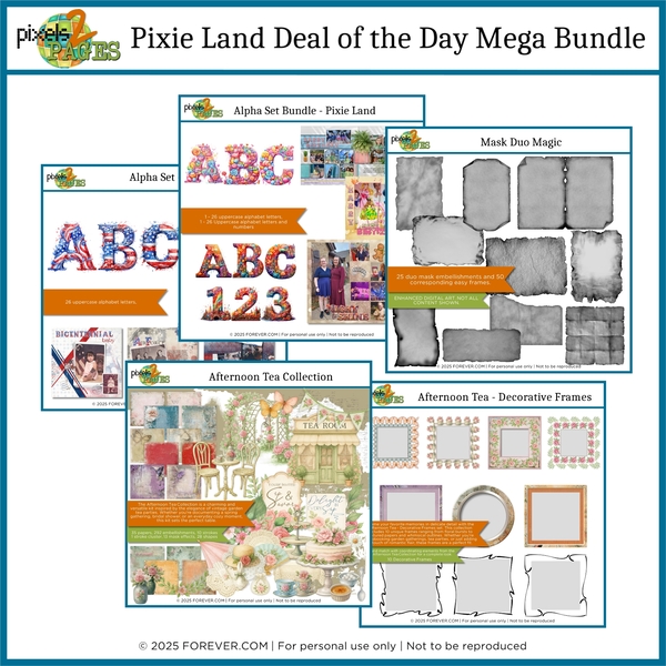 Pixie Land Deal of the Day Bundle Digital Art - Digital Scrapbooking Kits