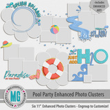 Pool Party Enhanced Photo Clusters