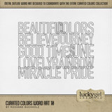 Curated Colors Word Art 10