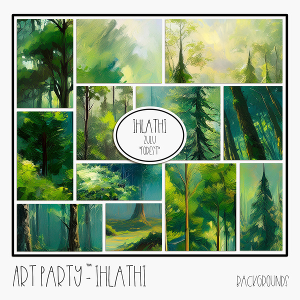 Ihlathi  Backgrounds Digital Art - Digital Scrapbooking Kits