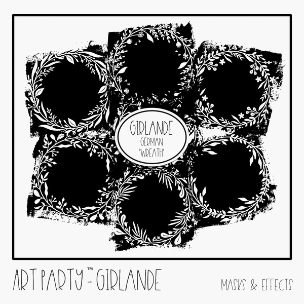 Girlande Masks & Effects Digital Art - Digital Scrapbooking Kits