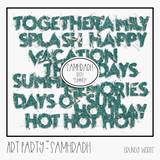 Samhradh Grungy Words