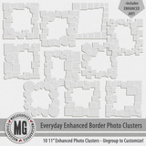Everyday Enhanced Border Photo Clusters