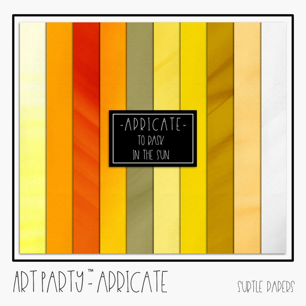 Apricate Subtle Papers Digital Art - Digital Scrapbooking Kits