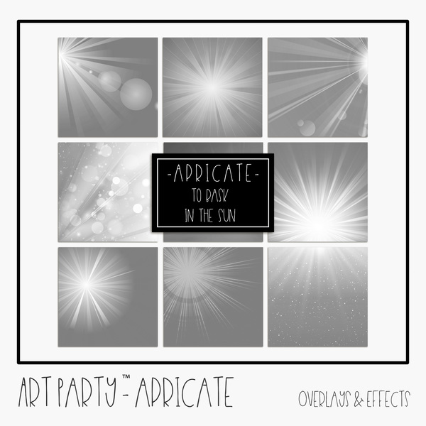 Apricate Overlays & Effects Digital Art - Digital Scrapbooking Kits