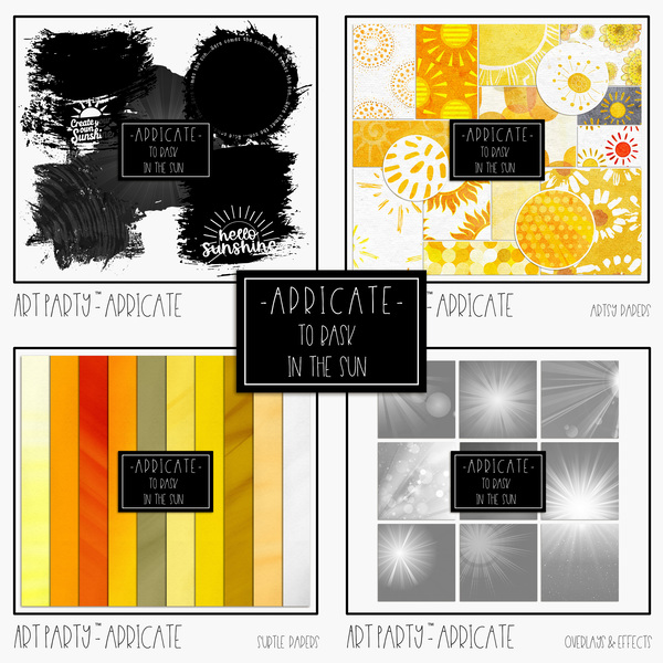 Apricate BUNDLE Digital Art - Digital Scrapbooking Kits
